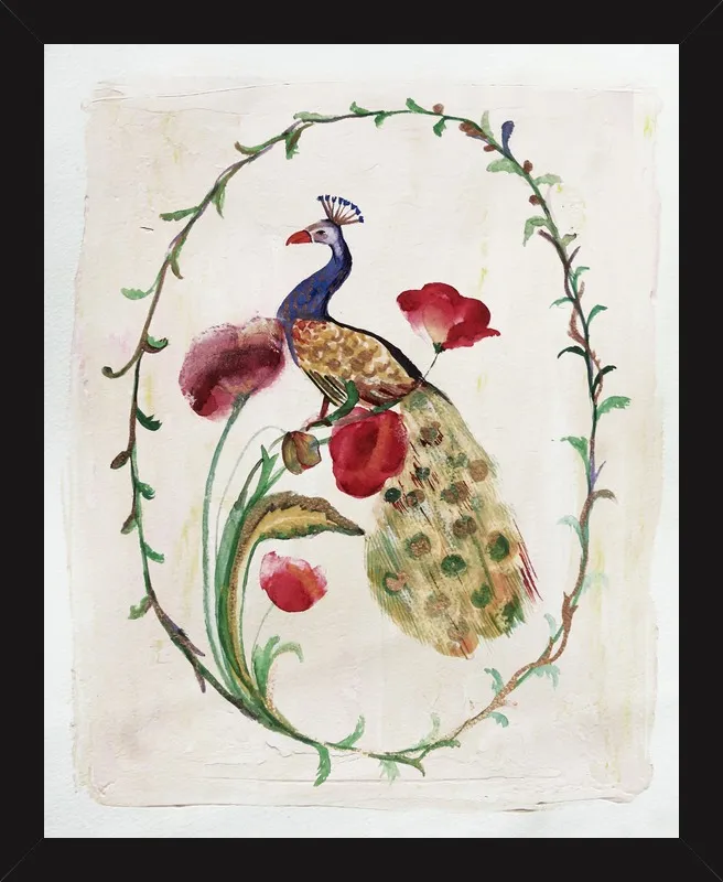 Peacock by Ruti Shaashua for Artfully Walls