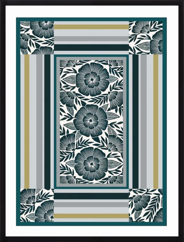Botanical Frame 1 by Katharine Watson for Artfully Walls