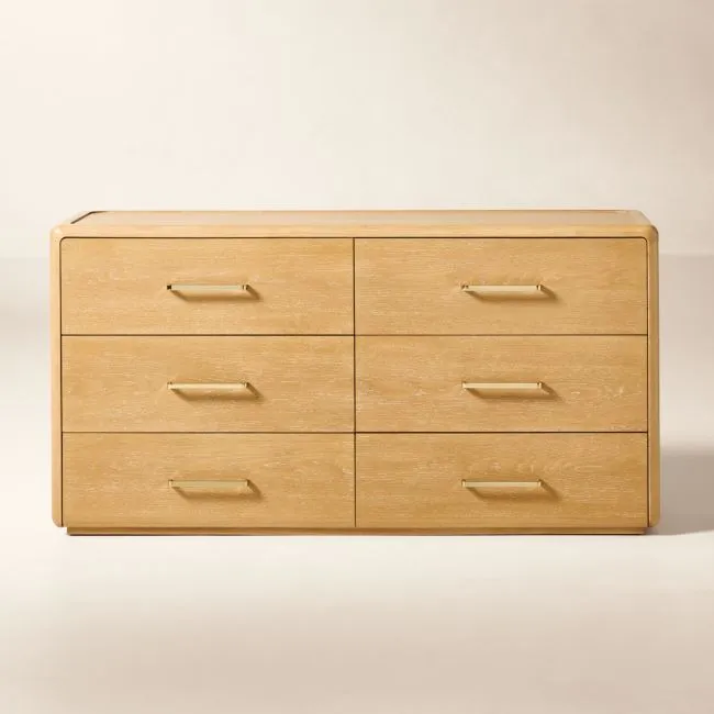 Abbott 63" Wood 6-Drawer Dresser
