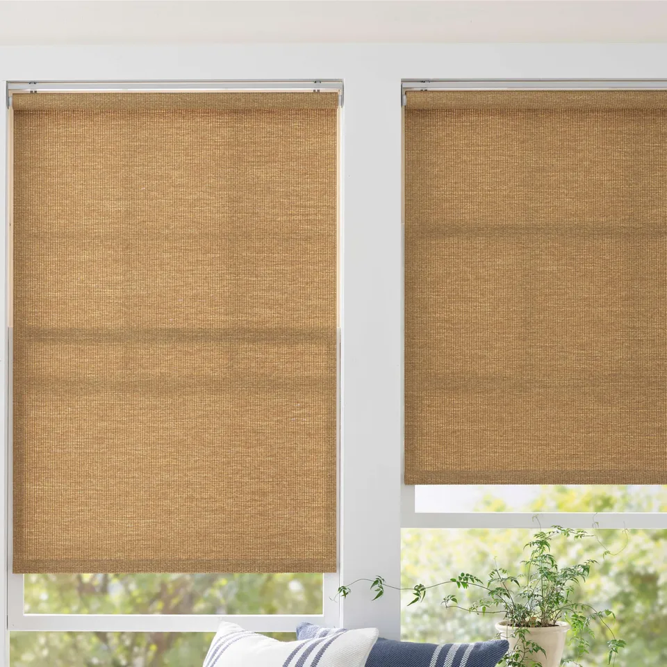 Ridge Cordless Roller Wicker Shade