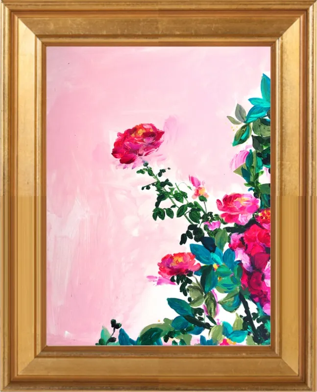 Rose Garden I by Christine Lindstrom for Artfully Walls