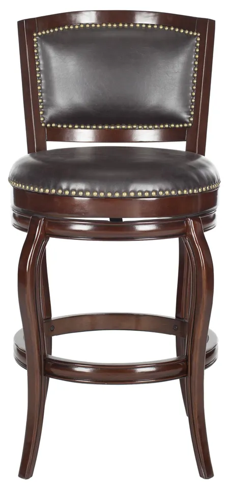 Pasquale Swivel Bar Stool - Sierra Brown/Brown