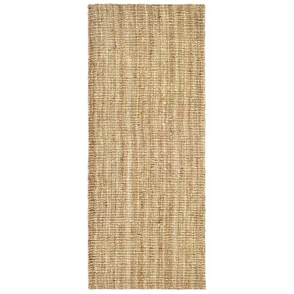 Natural Weave Chunky Striped Area Rug
