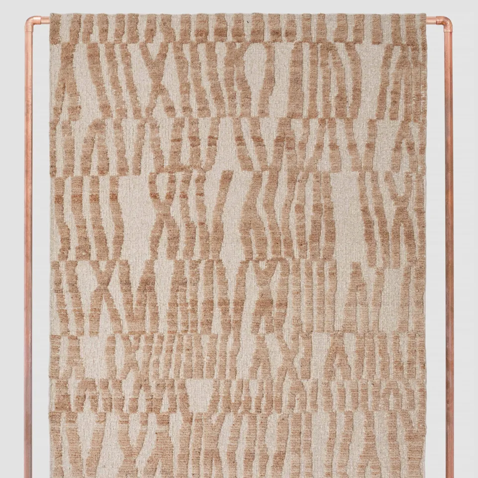 The Citizenry Zaha Hand-Knotted Area Rug | 10' x 14' | Sand