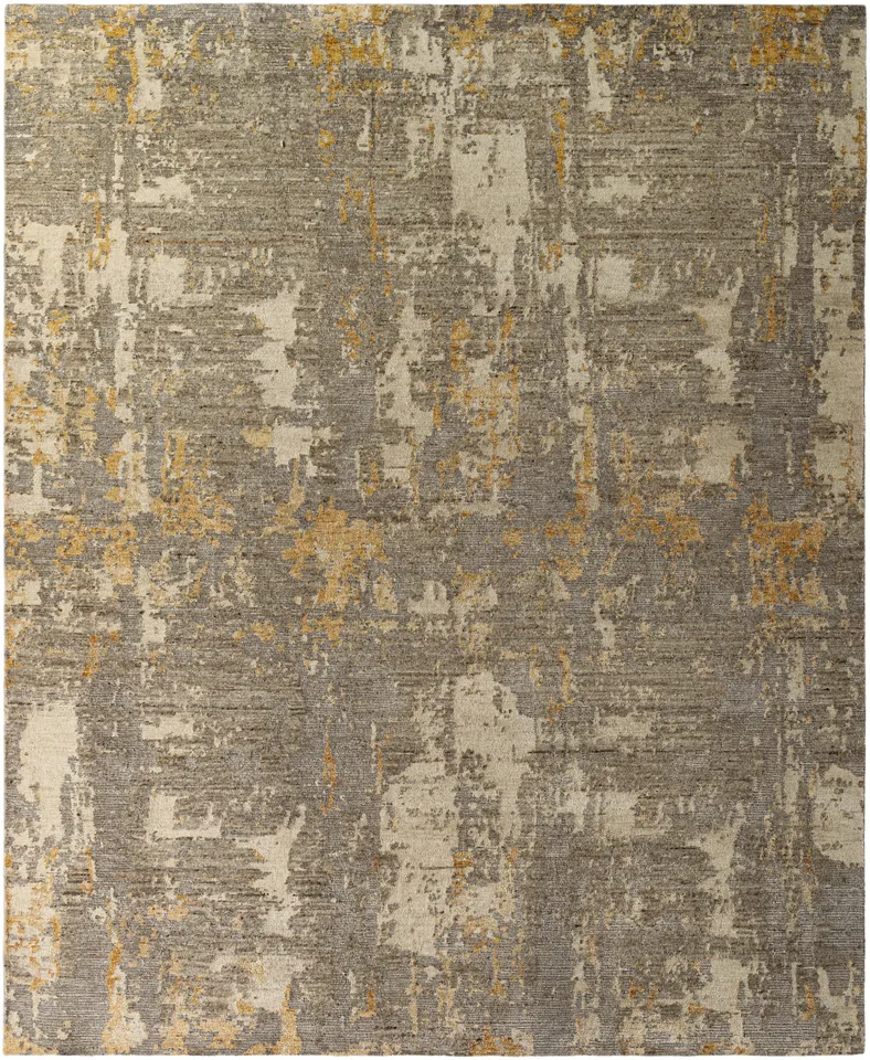 Kolkata Brown Indoor 10' x 14' Handmade Rug
