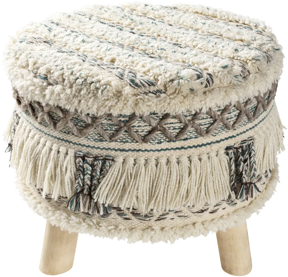 Karina Polyester 17"H x 18"W x 18"D Ottoman