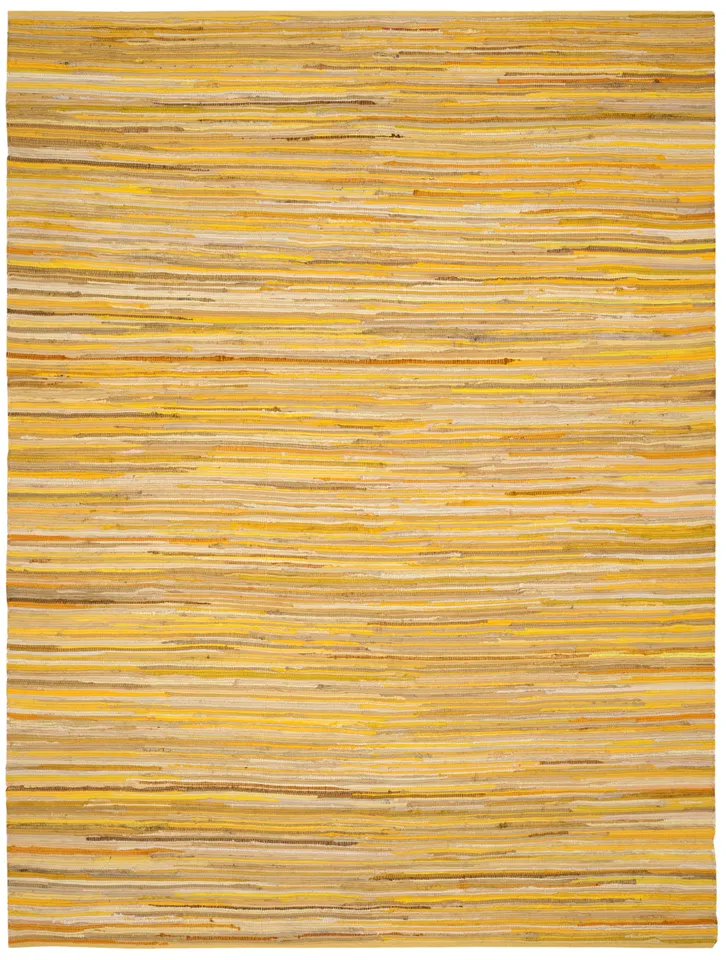 Arlo Home Hand Woven Area Rug, RAR130H, Yellow/Multi,  4' X 6'