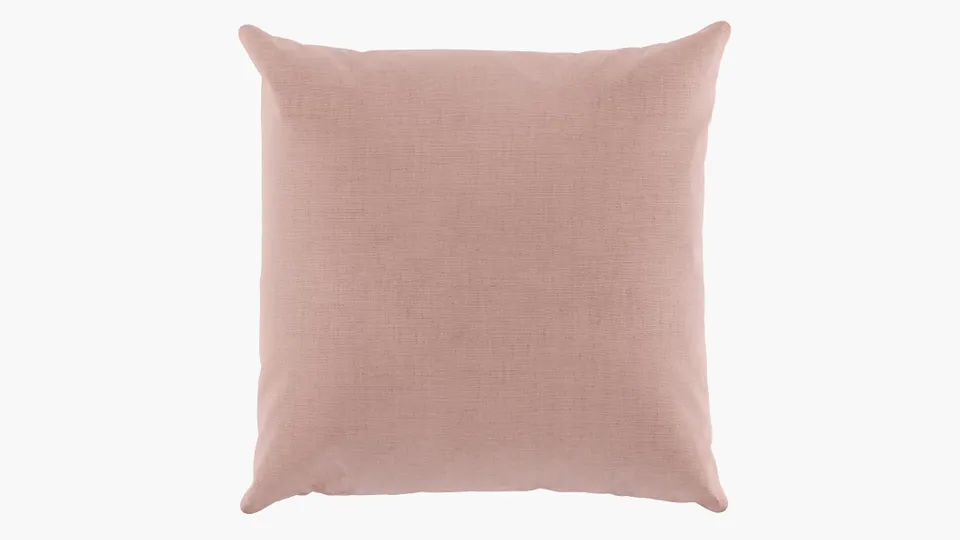 Throw Pillow 20", Blush Everyday Linen, 20" x 20"