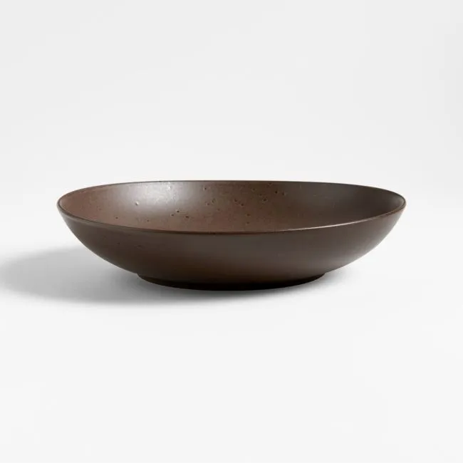 Craft Espresso Stoneware Low Bowl