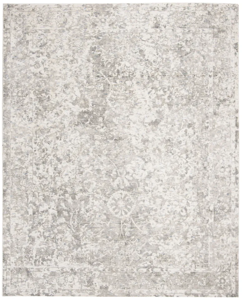 Arlo Home Woven Area Rug, MIR974H, Charcoal/Cream,  8' X 10'