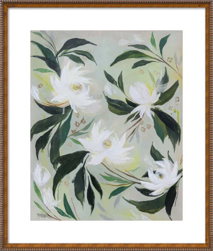 White Gardenia by Rachel Roe for Artfully Walls