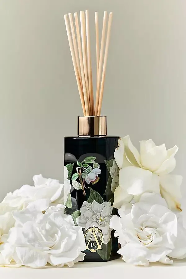 Apothecary 18 Floral Night Gardenia Glass Reed Diffuser