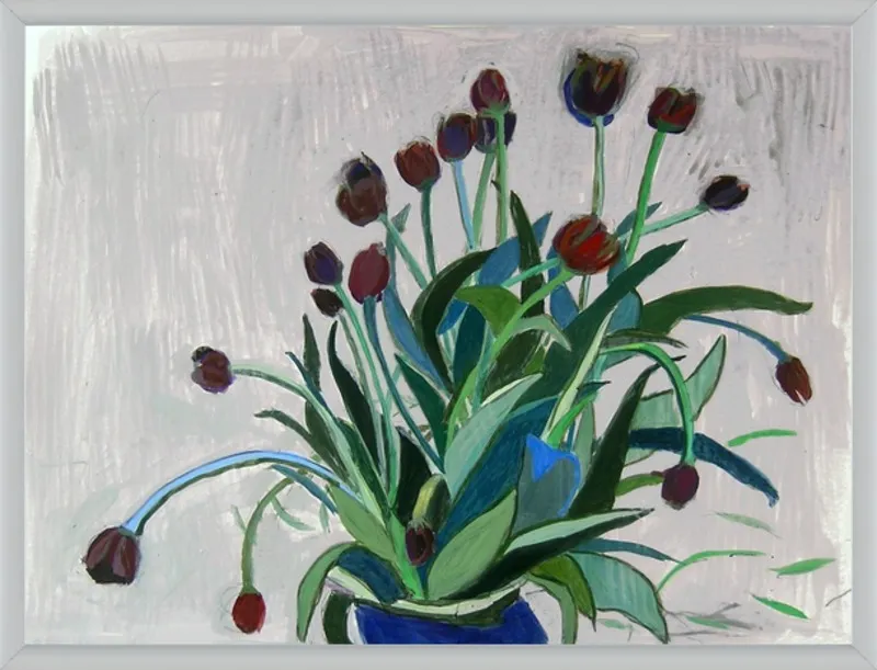 queen of the night tulip by Liz Innvar for Artfully Walls