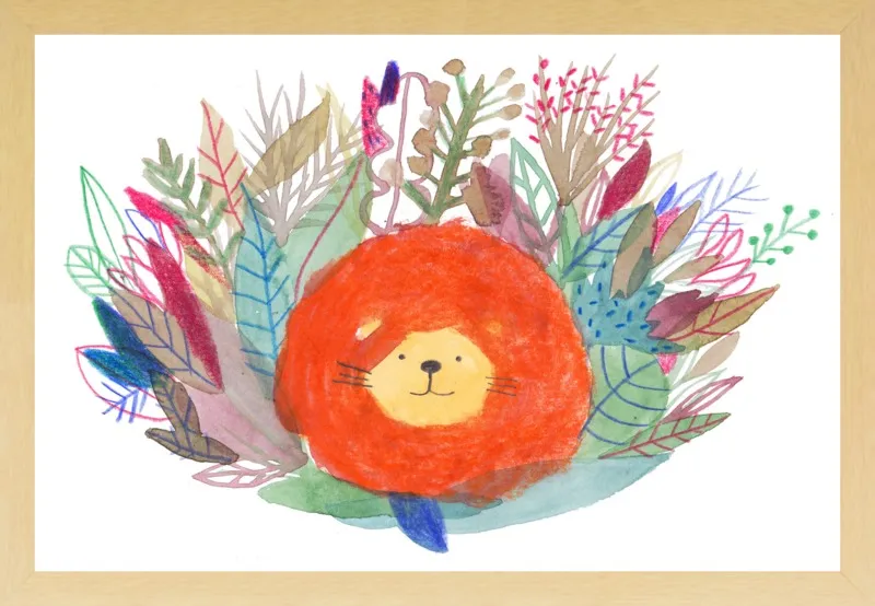 Lion by Marion Barraud for Artfully Walls