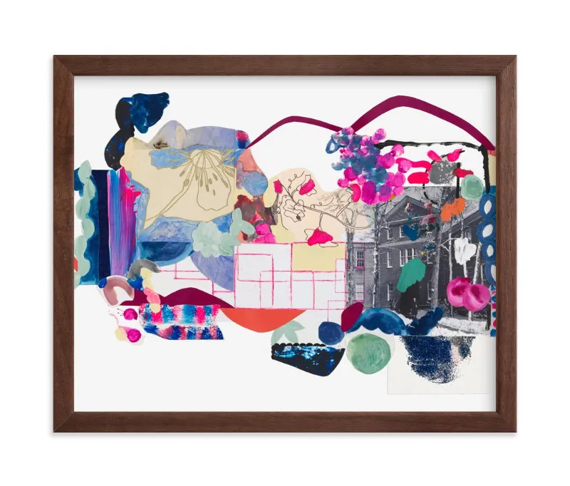 Pink And Blues Landscape Limited Edition Fine Art Print