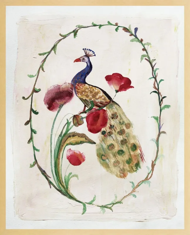 Peacock by Ruti Shaashua for Artfully Walls