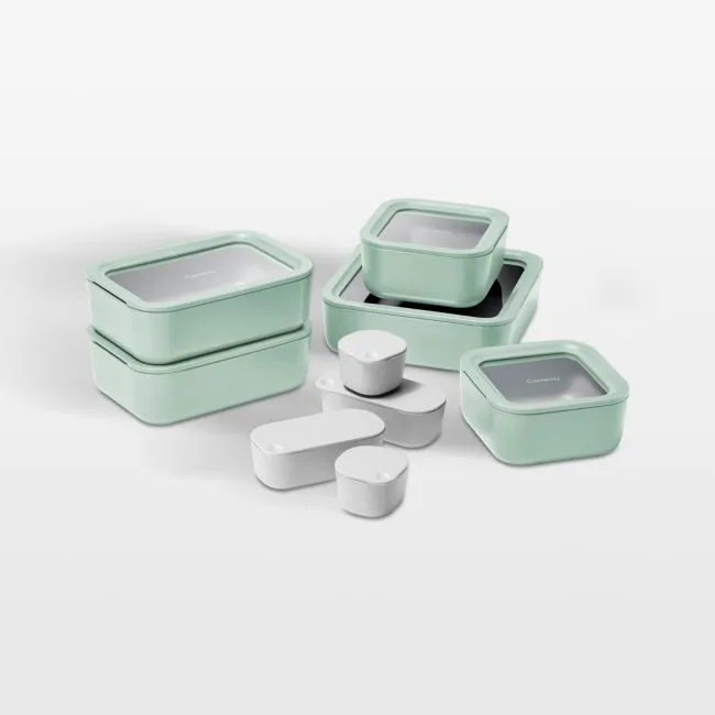 Caraway ® Mist 13-Piece Glass Food Storage Set