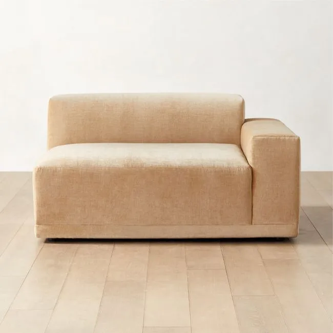 Faible Wheat Performance Chenille Deep Depth Right-Arm Chair