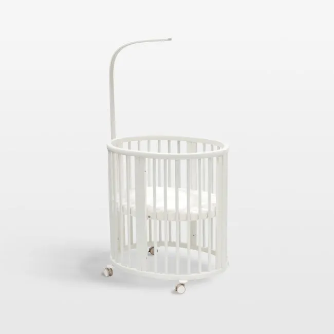 Stokke ® Sleepi ™ White Wood Crib Drape Rod