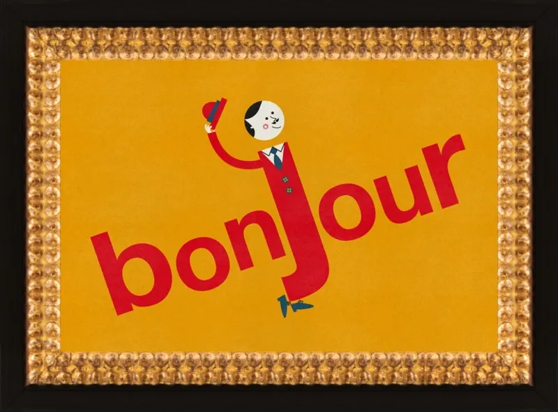 Bonjour by Blanca Gómez for Artfully Walls