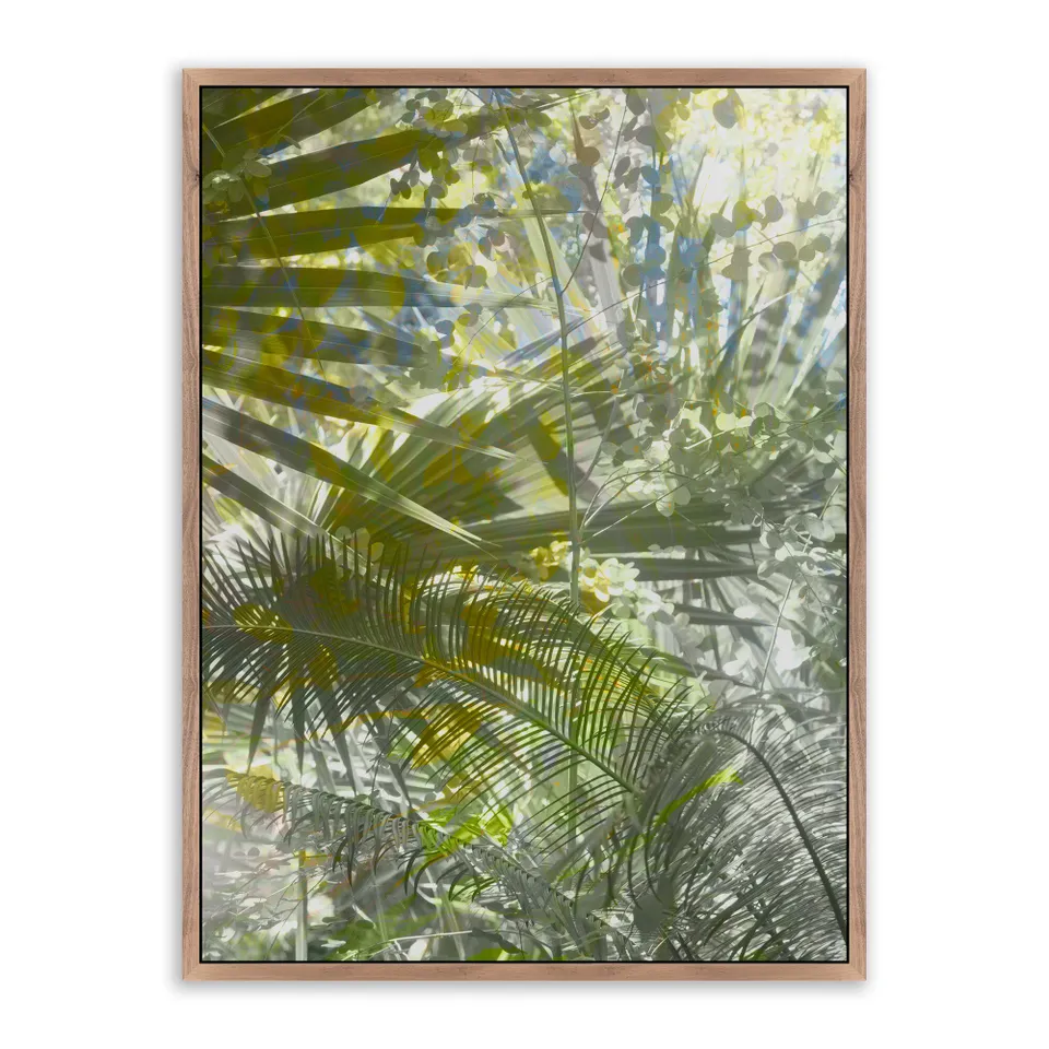 Golden Years by Fountain Grass Studios - Rustic Walnut Floater