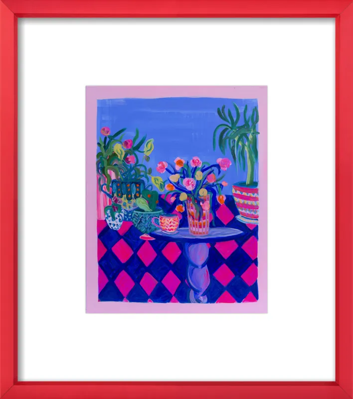 Pots and Plants painting by Davina Shefet for Artfully Walls