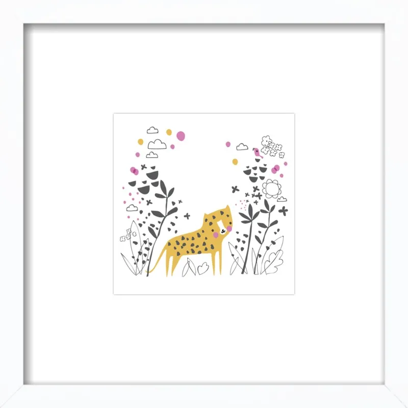 Little jungle leopard by Lizzie Mackay for Artfully Walls