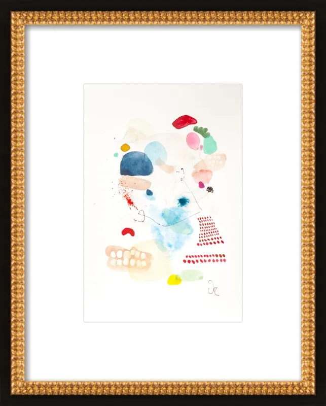 Red diamonds by Victoria Gonzalez for Artfully Walls