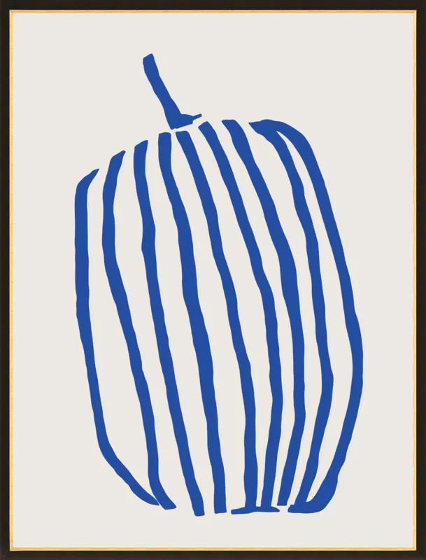 Striped pumpkin by Jessica Nielsen for Artfully Walls