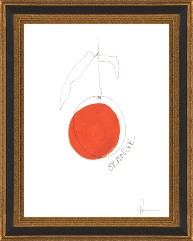 Orange by Polly Mann for Artfully Walls