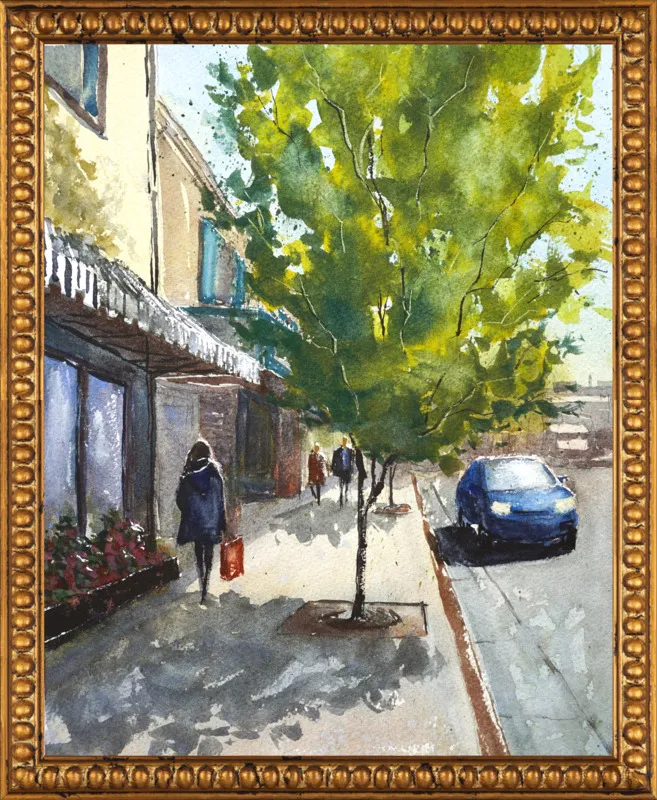 Shops in Laguna by Lauren Dusing for Artfully Walls