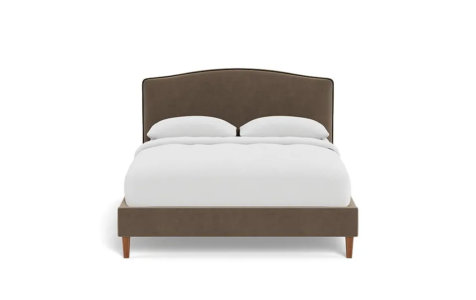 Celia Upholstered Bed with Contrast Piping