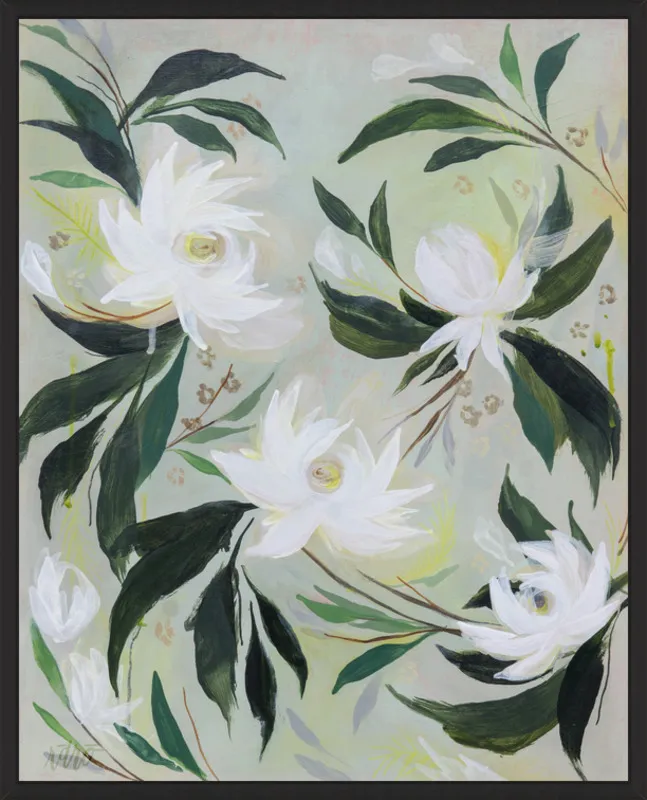 White Gardenia by Rachel Roe for Artfully Walls