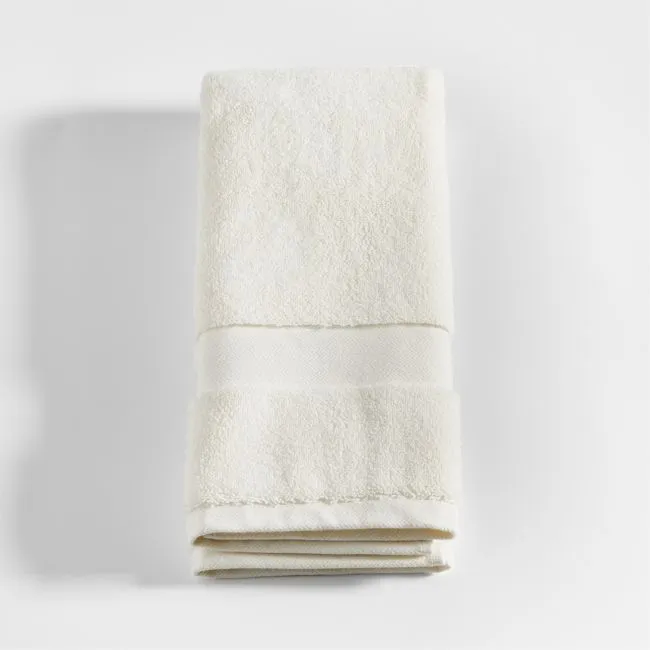 Classic Organic Turkish Cotton Ivory Hand Towel