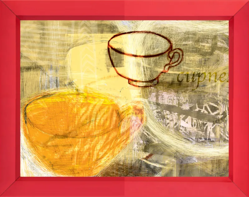 Still Life with Cups by Carmel Kushnir for Artfully Walls