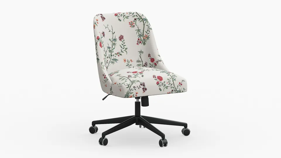 Tailored Task Chair, Multi Bamboo Garden