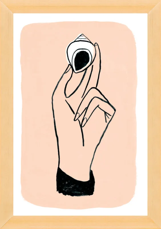 My Hand is My Face by Michael Doyle - Apartment On Belmont for Artfully Walls