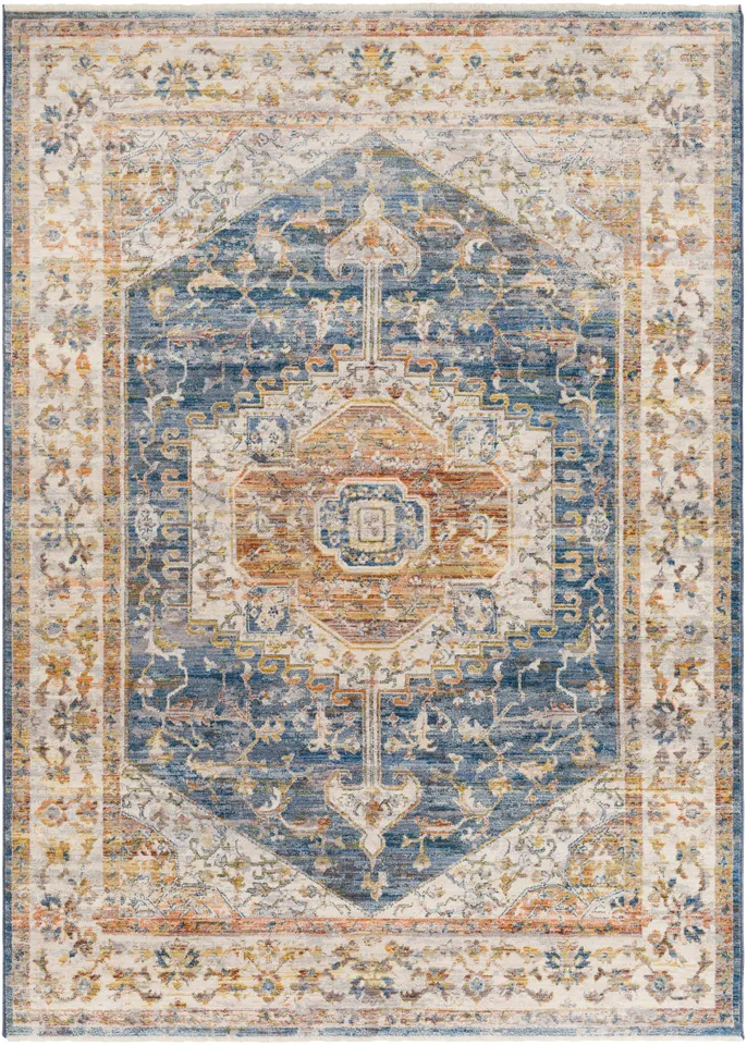 Ephesians Beige Indoor 2' x 2'11" Machine Woven Rug