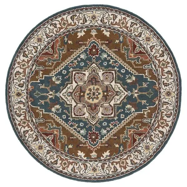 Heritage Row Heriz Medallion Area Rug