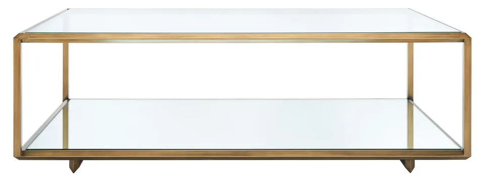 Florabella Mirrored Coffee Table - Bronze