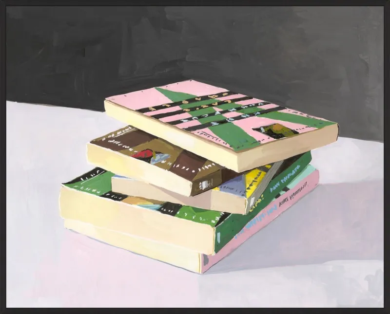 Vonnegut Stack by Elizabeth Mayville for Artfully Walls