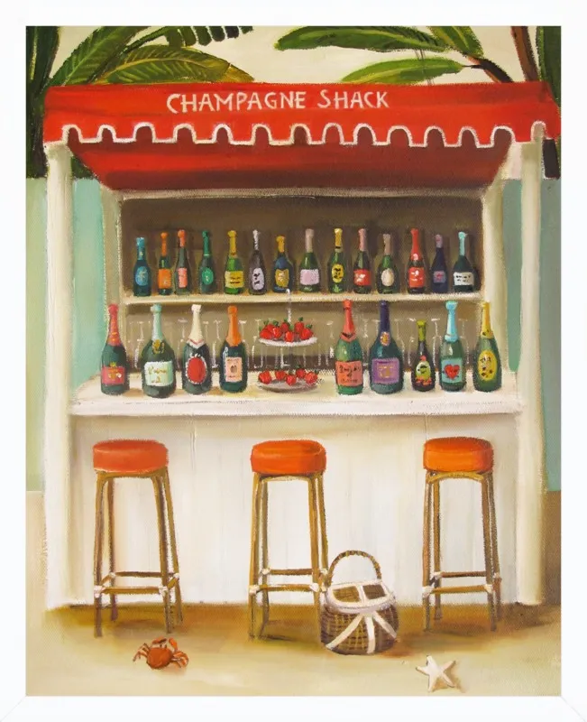 Champagne Shack by Janet Hill for Artfully Walls
