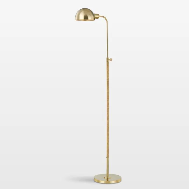 Devon Brass Floor Lamp 50.75"