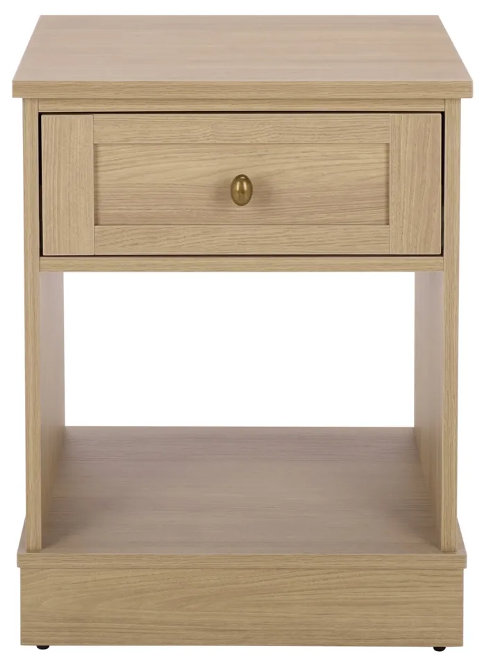 Shafa Side Table - Natural / Brass