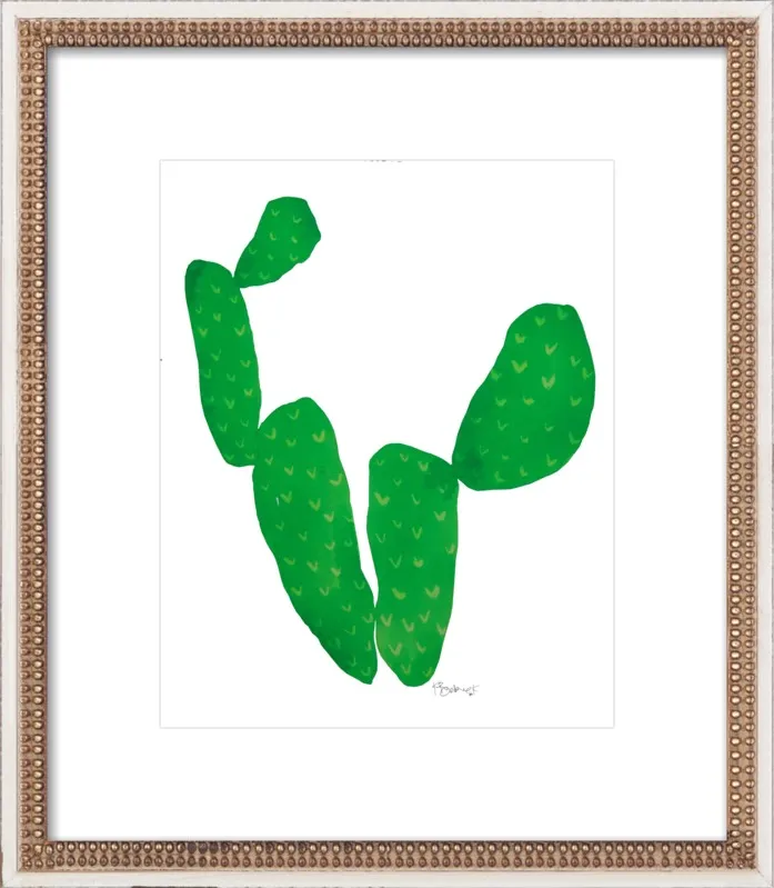 Green Cacti by Kate Roebuck for Artfully Walls