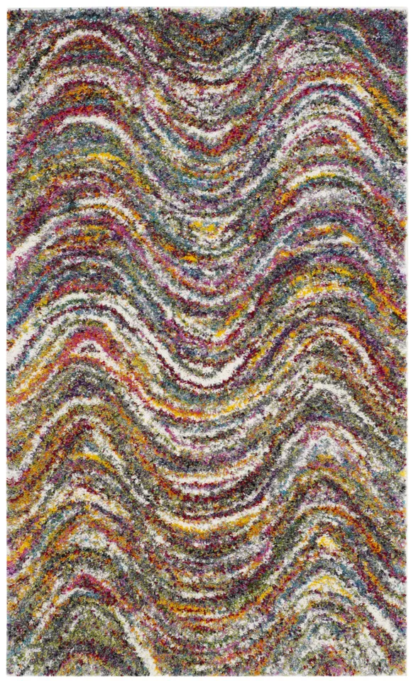 Arlo Home Woven Area Rug, FSG386M, Multi,  3' X 5'