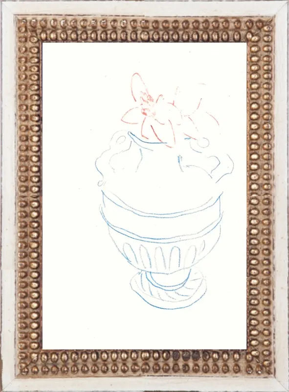 Sevres vase by Shanti Shea An for Artfully Walls