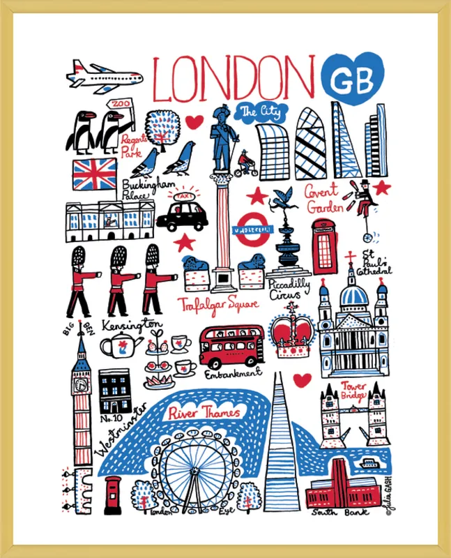 London by Julia Gash for Artfully Walls