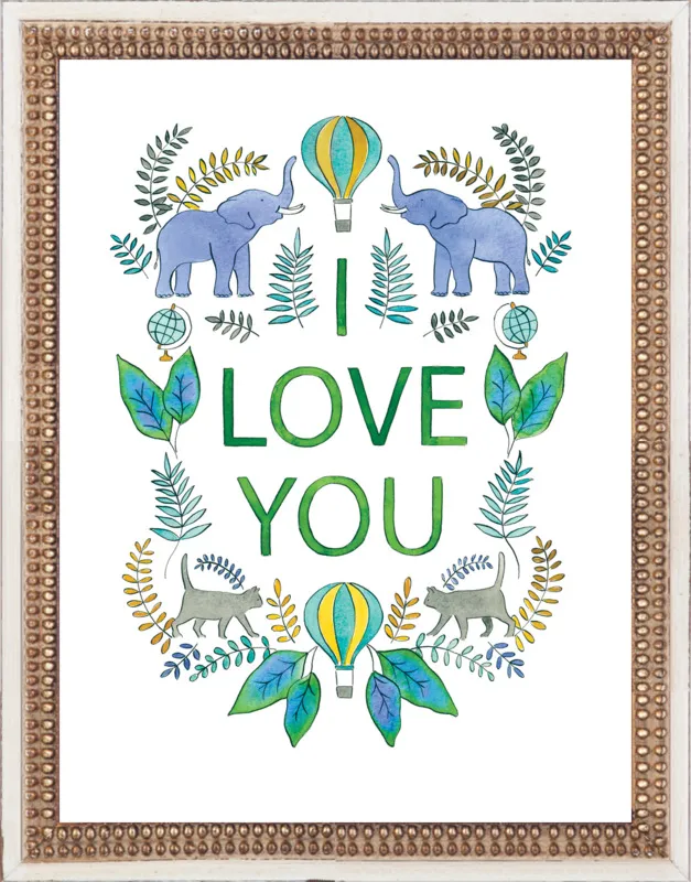 I Love You by Rachel Rogers for Artfully Walls