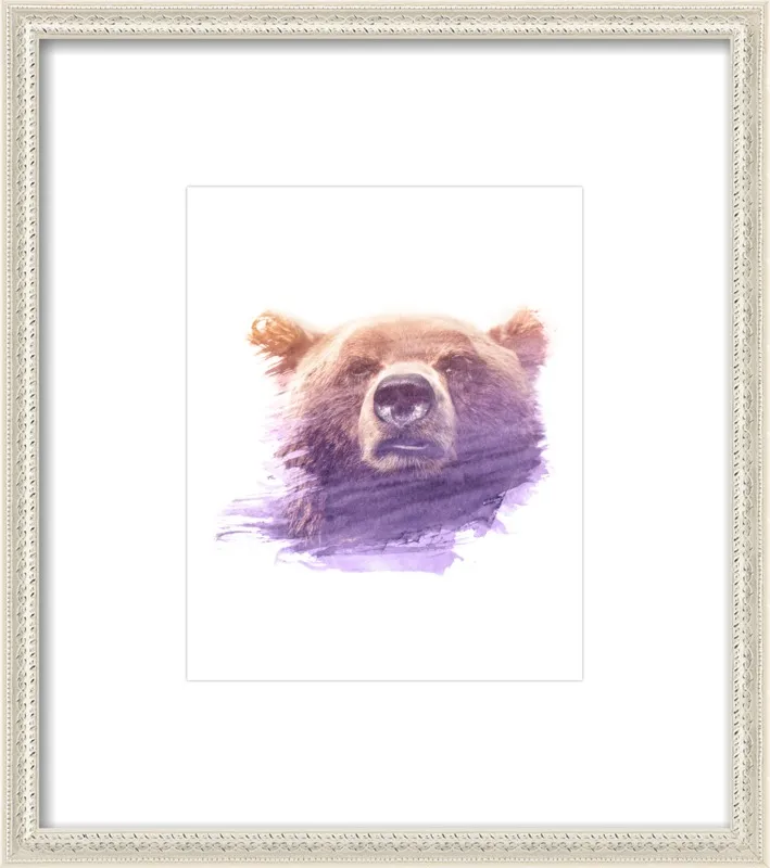 BEAR SUPERIMPOSED WATERCOLOR by Emiliano Deificus for Artfully Walls